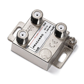 Fracarro tap-off 1 way 14dB F connector 5-2400MHz