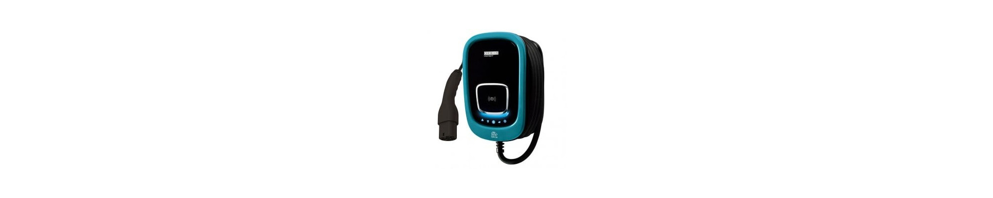 Orbis EV chargers: Pice VIARIS UNI charger and columns