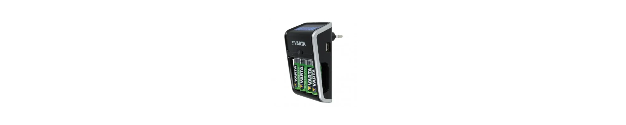 Battery charger for stylus and aaa